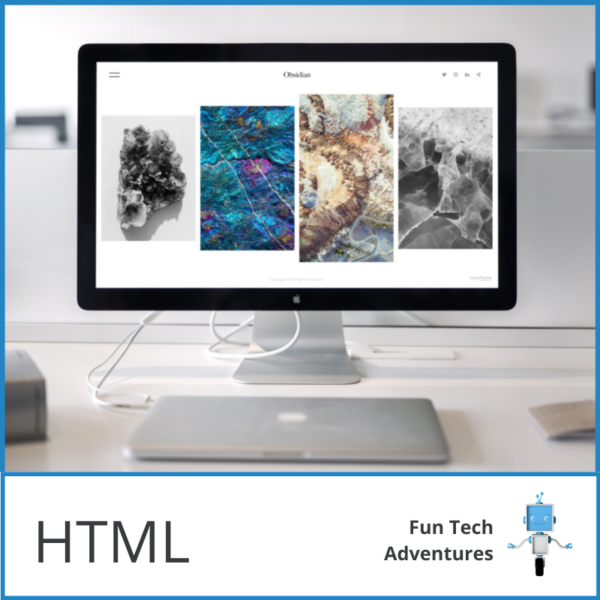 Stage de coding en HTML | 27 au 31 octobre | 10h - 11h30